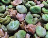 そら豆と鶏肉の煮物(母からレシピ)作り方2写真