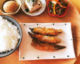 お茄子の豚肉シソ巻き作り方7写真