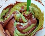お洒落マーブルパウンドケーキ➽抹茶ココア作り方10写真