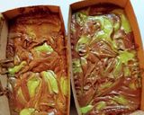 お洒落マーブルパウンドケーキ➽抹茶ココア作り方11写真