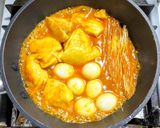 コールドスタートで鶏もも肉のカレー煮作り方5写真