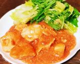 『ガッツリ』とり胸肉のトマトソース作り方6写真