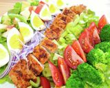 ジューシー鶏むね肉のコブサラダ作り方11写真