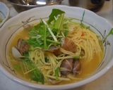 アサリ水菜パスタ★フライパン１個で簡単作り方10写真