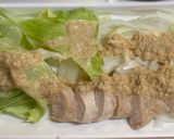 レンジで、おろしポンマヨのサラダチキン!作り方3写真