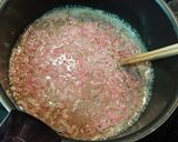 スナップエンドウと挽肉の玉子とじ作り方5写真