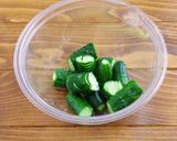 ☆簡単☆蛇腹きゅうりの塩昆布漬け作り方2写真