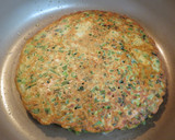 全粒粉で糖質オフ！しょうゆ風味のねぎ焼き作り方5写真