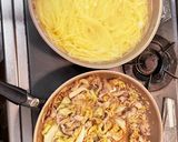 キャベツとキノコと豚こまのパスタ作り方6写真