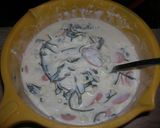 「塩蔵昆布」と溶けるチーズのお好み焼き作り方2写真