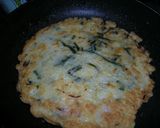 「塩蔵昆布」と溶けるチーズのお好み焼き作り方4写真