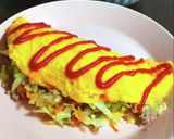 野菜たっぷりオムレツ作り方7写真