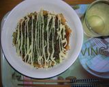 「塩蔵昆布」と溶けるチーズのお好み焼き作り方6写真