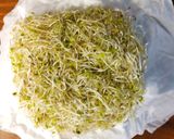 豆腐、筍、アルファルファのお味噌汁作り方1写真