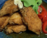冷めても美味しいマカと手羽先の甘辛煮作り方5写真