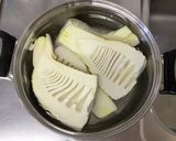 タケノコ下茹で。ヌカ不要。吹きこぼれナシ作り方2写真