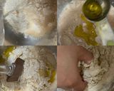 簡単！全粒粉で焼肉ピザ♪作り方1写真
