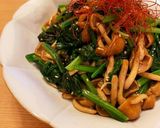 ほうれん草となめこのうまうま合え作り方4写真