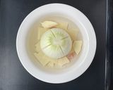 ベジ♪まるごと新たまねぎのチーズスープ作り方3写真