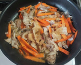 豚肉とこごみの和風炒め作り方4写真