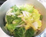 白菜と豆腐のサッと煮作り方2写真
