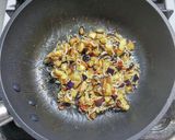 ナスとシラスの和風ピリ辛パスタ作り方5写真