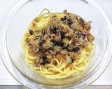 ナスとシラスの和風ピリ辛パスタ作り方6写真