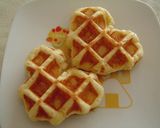 チョコクリームでワッフルサンド作り方8写真