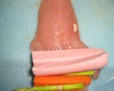 3色ささみ巻きinお魚ソーセージ作り方2写真