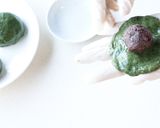 摘んだよもぎで作る【よもぎ餅（草餅）】作り方14写真