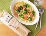 鶏もも肉とトマトのクリームパスタ作り方1写真
