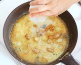 鶏もも肉とトマトのクリームパスタ作り方6写真