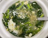 かき菜の味噌汁作り方4写真