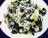 簡単☆しらすとわかめの和え物作り方3写真