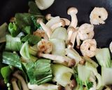 海老と青梗菜の中華炒め作り方6写真