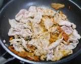 簡単！豚キムチとししとうの生姜焼き作り方4写真