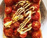 ミニトマトばっかりチーズトースト作り方2写真