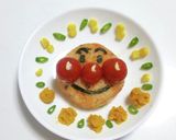 簡単☆アンパンマンのデコプレート作り方6写真