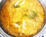 えのきと玉ねぎのみそ汁作り方3写真