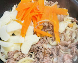 シャクとろっ♪長芋と牛肉のオイスター炒め作り方3写真