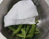 スナップえんどうが止まらない。素揚げ作り方2写真