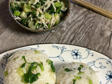 簡単♪セロリの葉としらすの白だし炒め