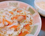 レンチン！野菜とたらの酒蒸☆タルタルのせ作り方5写真
