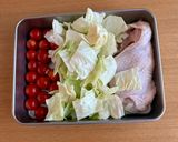 鶏肉とキャベツ・ミニトマトのスープ煮作り方1写真