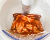 63℃ 鶏むねの旨辛ヤンニョムチキン弁当作り方9写真