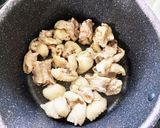 鶏皮煮(焼き鳥のタレ使用)作り方6写真