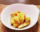 簡単☆長芋（山芋）のにんにく酢醤油漬け作り方5写真