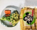 油揚げとカリフラワーの煮物作り方1写真