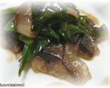 旬のネギとしめ鯖のソテー作り方4写真