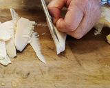 たけのこと豚肉の炒め物作り方1写真